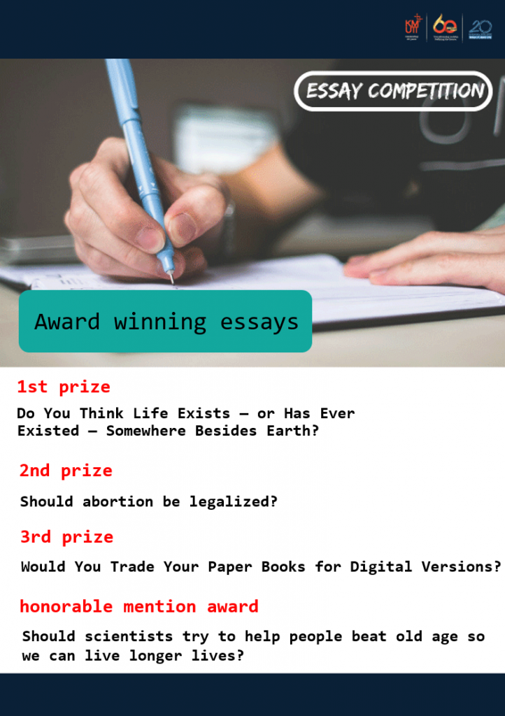 how to write award winning essays